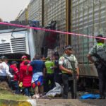 At least 10 killed when freight train hits double-decker bus in Mexico 