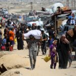 Palestinians flee as Israel strikes Gaza City with ‘unprecedented force’ 