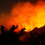 Thousands left homeless by fire in Bangladesh shantytown in Dhaka 